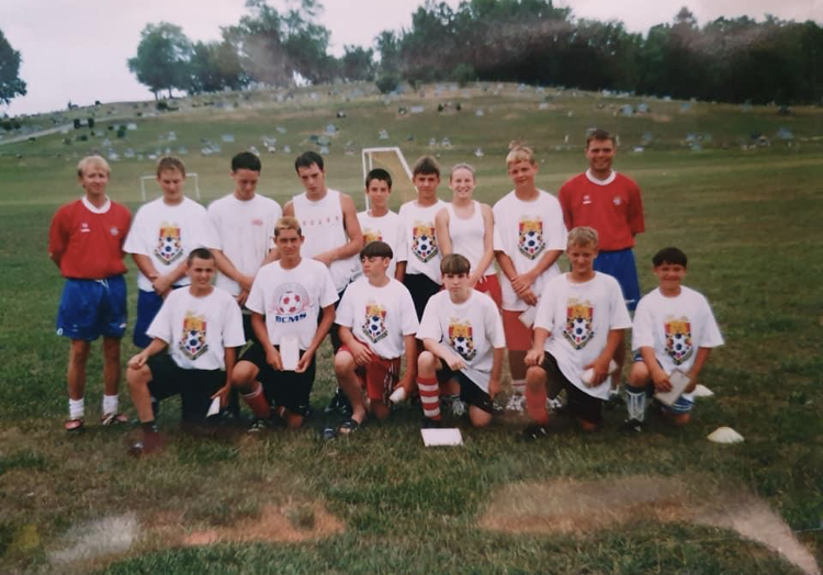 British Soccer Camps Kids with Coaches