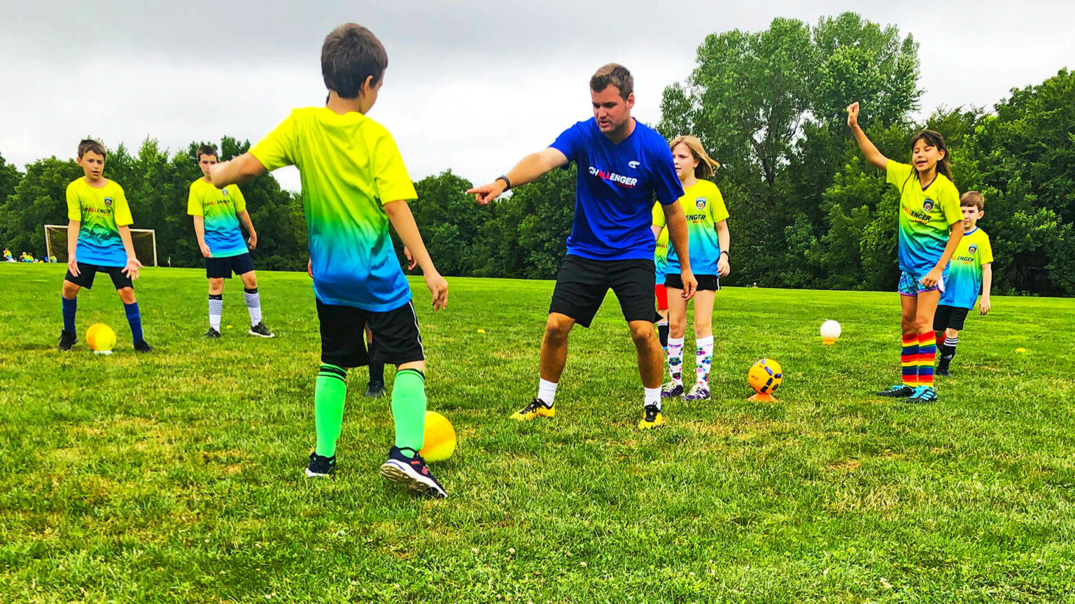 Coach teaching on a Foundational Skills Camp